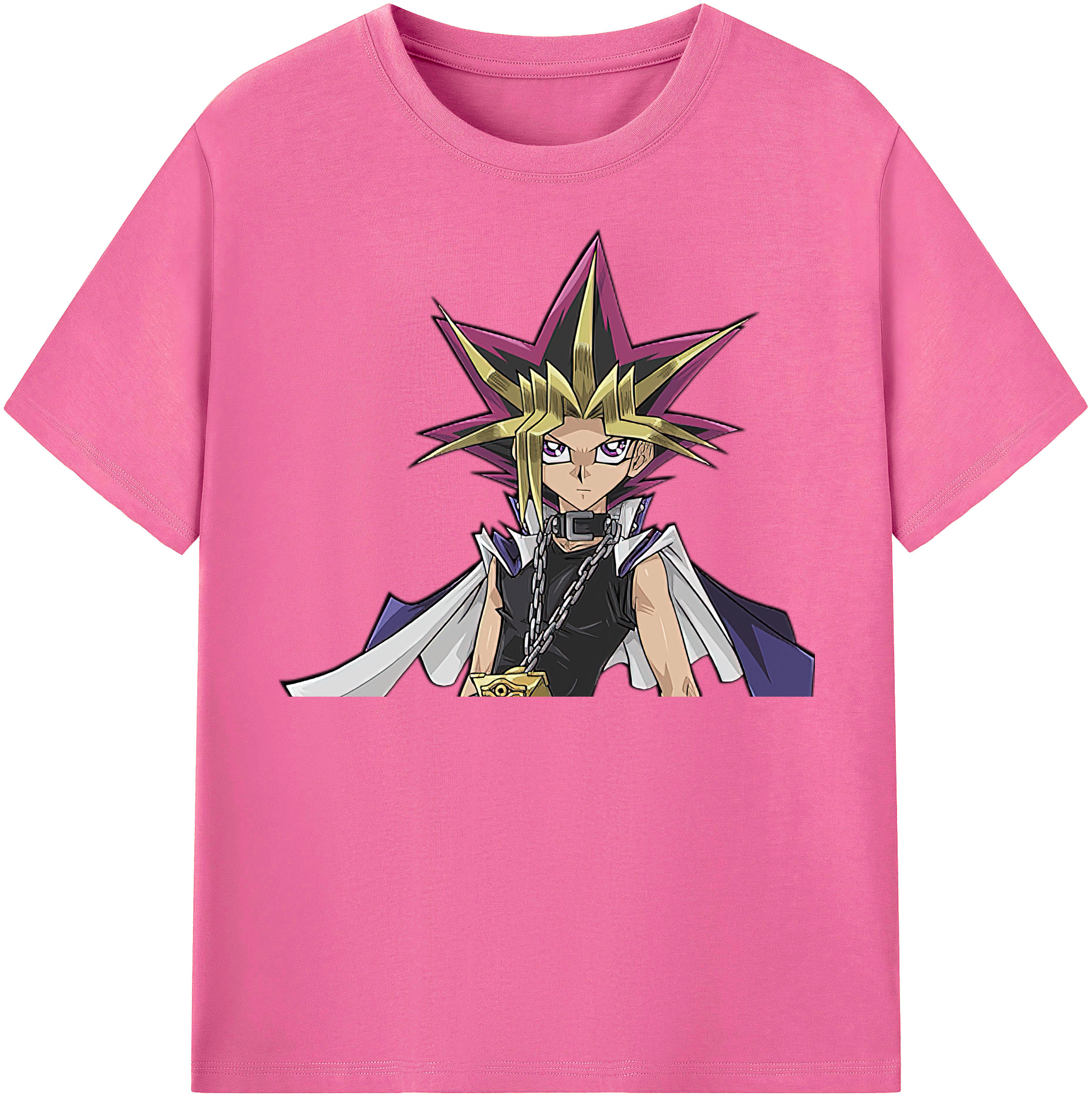 （画像用） 遊☆戯☆王 Yu-Gi-Oh! レディースカジュアルプリントTシャツ（綿100％）